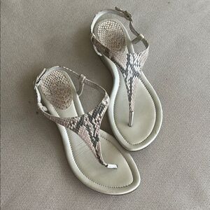 Cole Haun Stylish Snake Print Sandals